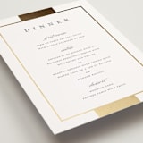 "Refined style" - Foil-Pressed Menus in Slate by Stacey Meacham - Detail