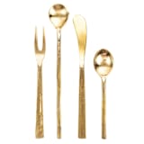 "La Tavola Aperitivo Set" - Flatware Sets in brass by Shelton Metal