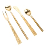"La Tavola Aperitivo Set" - Flatware Sets in brass by Shelton Metal