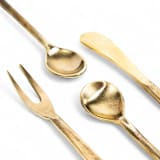 "La Tavola Aperitivo Set" - Flatware Sets in brass by Shelton Metal