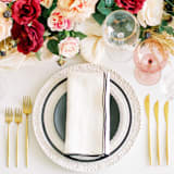 "LUNA FLATWARE // 5 PIECE SET IN BRUSHED GOLD" - Flatware Sets in gold by borrowed BLU