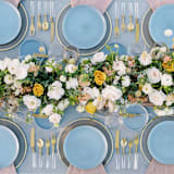 "PRISM FLATWARE // 6 PIECE SET IN CLEAR + GOLD" - Flatware Sets in clear by borrowed BLU
