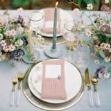 "PRISM FLATWARE // 6 PIECE SET IN CLEAR + GOLD" - Flatware Sets in clear by borrowed BLU