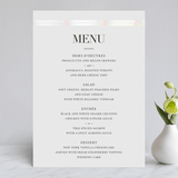 "Gilded Frame" - Gloss-Press® Menus in Cloud by Stacey Meacham - Front