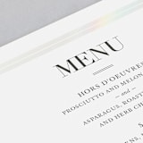 "Gilded Frame" - Gloss-Press® Menus in Cloud by Stacey Meacham - Detail