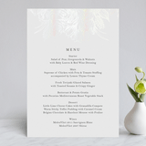 "Sketched Bouquet" - Gloss-Press® Menus in Ivory by Phrosné Barwood - Front