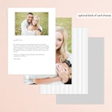 "Blooming Peonies" - Gloss-Press® Menus in Mist by Amy Ngo - Back of Card Options