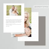"Idyllic" - Gloss-Press® Menus in The Pearl by Design Lotus - Back of Card Options