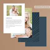 "Pristine" - Gloss-Press® Menus in Pearl by Robin Ott - Back of Card Options