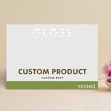 "Landscape" - Gloss-Press® Menus in Iridescent Pearl by Minted - Front