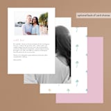 "Sunset by the Sea" - Gloss-Press® Menus in Ombre by lulu and isabelle - Back of Card Options