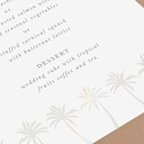 "Sunset by the Sea" - Gloss-Press® Menus in Ombre by lulu and isabelle - Detail