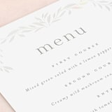 "Clarity" - Gloss-Press® Menus in Cloud by Ana Sharpe - Detail