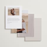 "Kumamoto" - Gloss-Press® Menus in Pearl by Ani Somi - Back of Card Options