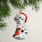 "Dalmation Glass Ornament by Glass By Iness" - Ornaments in Spots by Minted - In-Situ
