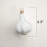 "Whole Garlic" - Ornaments in Cream by Minted - Dimensions