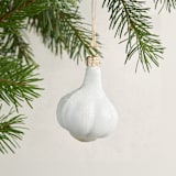 "Whole Garlic" - Ornaments in Cream by Minted - In-Situ