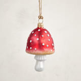 "Red Top Mushroom" - Ornaments in Redcap by Minted - Front