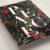 "Garden Peace" - Minted x The Met Holiday Cards in Coal by Angela Marzuki - Detail