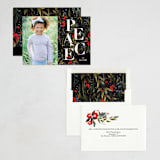 "Garden Peace" - Minted x The Met Holiday Cards in Coal by Angela Marzuki - Assembled