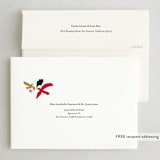 "Winter Flower" - Minted x The Met Holiday Cards in Golden by Elliot Stokes - FREE Recipient Addressing