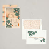 "Kameido " - Minted x The Met Holiday Cards in Pumpkin by Meg Gleason - Assembled