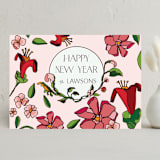 "Floral Bliss" - Minted x The Met Holiday Cards in Mulled Wine by Nicole Simms - Front