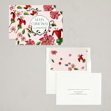 "Floral Bliss" - Minted x The Met Holiday Cards in Mulled Wine by Nicole Simms - Assembled