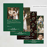 "Peaceful Holiday" - Minted x The Met Holiday Cards in Fir by iamtanya - Back of Card