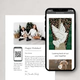 "Peaceful Holiday" - Minted x The Met Holiday Cards in Fir by iamtanya - More Ways to Customize
