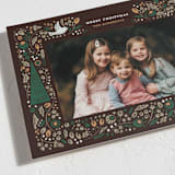 "Peaceful Holiday" - Minted x The Met Holiday Cards in Fir by iamtanya - Detail