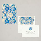 "Marigold" - Minted x The Met Holiday Cards in Sapphire by Alisa Galitsyna - Assembled