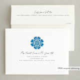 "Marigold" - Minted x The Met Holiday Cards in Sapphire by Alisa Galitsyna - FREE Recipient Addressing