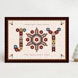 "Joy Quilt" - Minted x The Met Holiday Cards in Walnut by Erica Krystek - Front