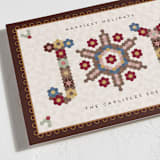 "Joy Quilt" - Minted x The Met Holiday Cards in Walnut by Erica Krystek - Detail