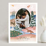 "Winter Countryside" - Minted x The Met Holiday Cards in Pool by Shiny Penny Studio - Front