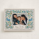 "Leaping Stag" - Minted x The Met Holiday Cards in Cobalt by Paper Sun Studio - Front