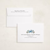 "Leaping Stag" - Minted x The Met Holiday Cards in Cobalt by Paper Sun Studio - FREE Recipient Addressing