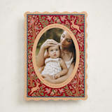 "Holiday Flora and Fauna" - Minted x The Met Holiday Cards in Mulled Wine by Creo Study - Front