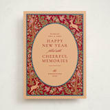 "Holiday Flora and Fauna" - Minted x The Met Holiday Cards in Mulled Wine by Creo Study - Front