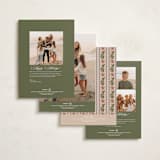 "Holiday Flora and Fauna" - Minted x The Met Holiday Cards in Blue Jay by Creo Study - Back of Card Options