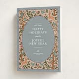 "Holiday Flora and Fauna" - Minted x The Met Holiday Cards in Blue Jay by Creo Study - Folded Card