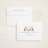 "Holiday Flora and Fauna" - Minted x The Met Holiday Cards in Blue Jay by Creo Study - FREE Recipient Addressing