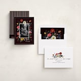 "A Bouquet of Joy" - Minted x The Met Holiday Cards in Midnight by Susan Moyal - Assembled
