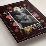 "A Bouquet of Joy" - Minted x The Met Holiday Cards in Midnight by Susan Moyal - Detail