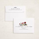 "A Bouquet of Joy" - Minted x The Met Holiday Cards in Midnight by Susan Moyal - FREE Recipient Addressing