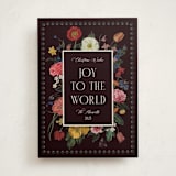 "A Bouquet of Joy" - Minted x The Met Holiday Cards in Midnight by Susan Moyal - Front