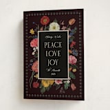 "A Bouquet of Joy" - Minted x The Met Holiday Cards in Midnight by Susan Moyal - Folded Card