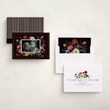 "A Bouquet of Joy" - Minted x The Met Holiday Cards in Midnight by Susan Moyal - Assembled