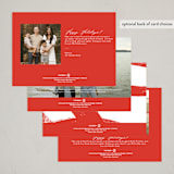 "Winter Pastimes" - Minted x The Met Holiday Cards in Candy Cane by Oscar and Emma - Karly Depew - Back of Card Options